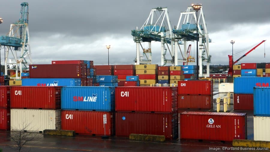 port of portland terminal 6 shipping containers